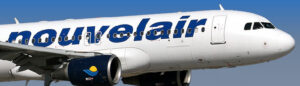 bandeau compagnie nouvelair avion